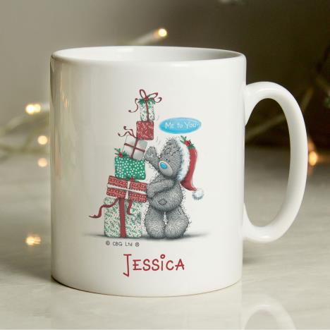 Personalised Me to You Christmas Presents Mug Extra Image 2